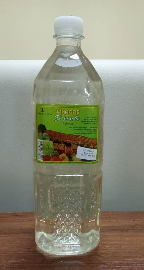 Vinagre Blanco Natural 'El Pinche' 1 L