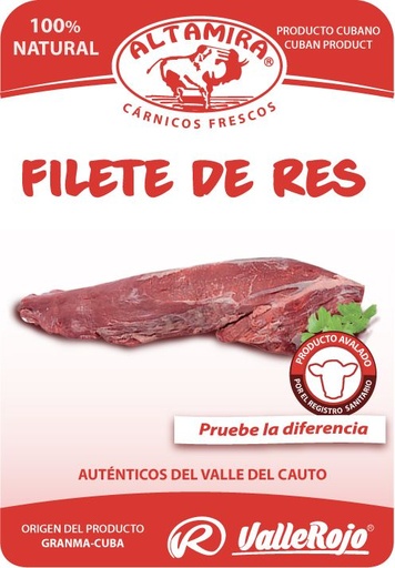 Filete de Res  paquete 0,8 - 1 Kg